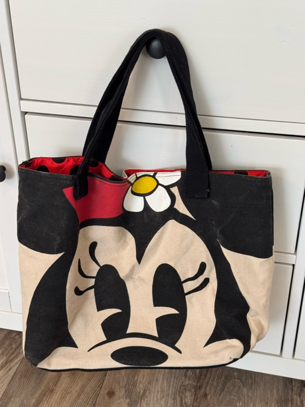 Disney Lined Mickey Minne Tote Bag